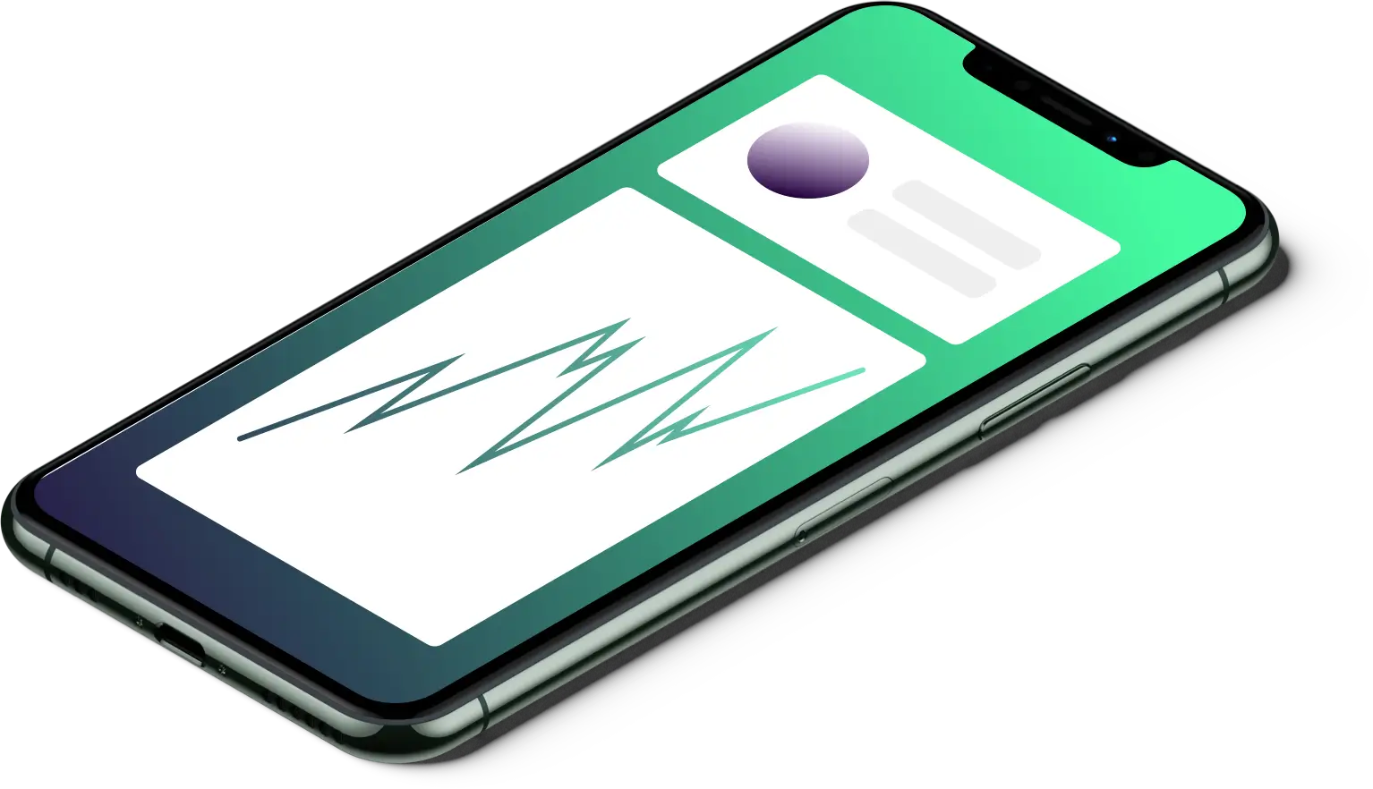 this is a drawn image of a smart phone
